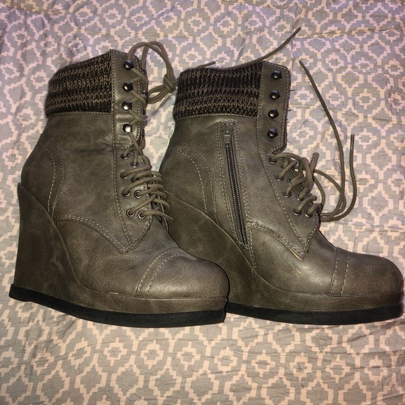 Target Combat boot wedge - Picture 1 of 3